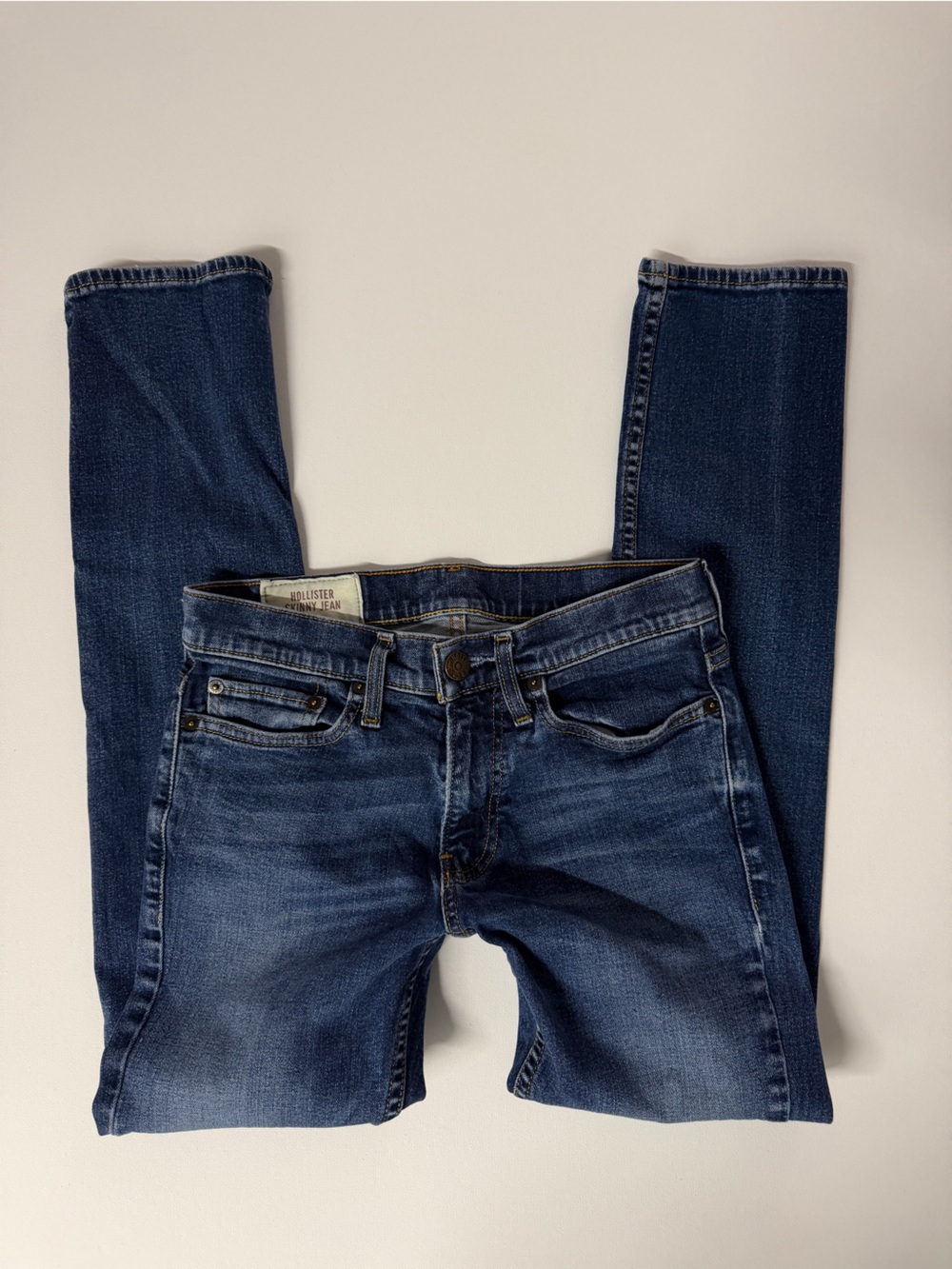 Hollister-co Women's Blue and Navy Jeans